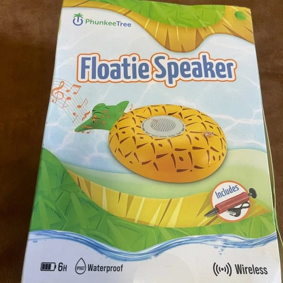 Yellow Waterproof Portable Speaker Bluetooth Audio - Picture 1 of 4